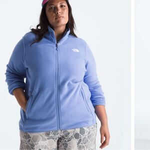 THE NORTH FACE Women's Glacier Fleece Jacket 1X NWT Virtual Blue Purple
